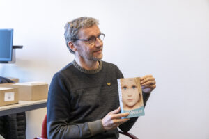 Steven vertelt over het boek Hoogslim bij Bartiméus